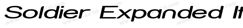 Soldier Expanded Italic Expanded It字体转换